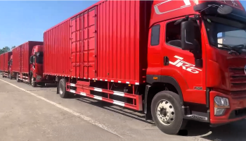 奮勇拼搏,玉柴物流集團(tuán)廣州通達(dá)機(jī)電成功拿下14臺(tái)大單橋快遞車訂單